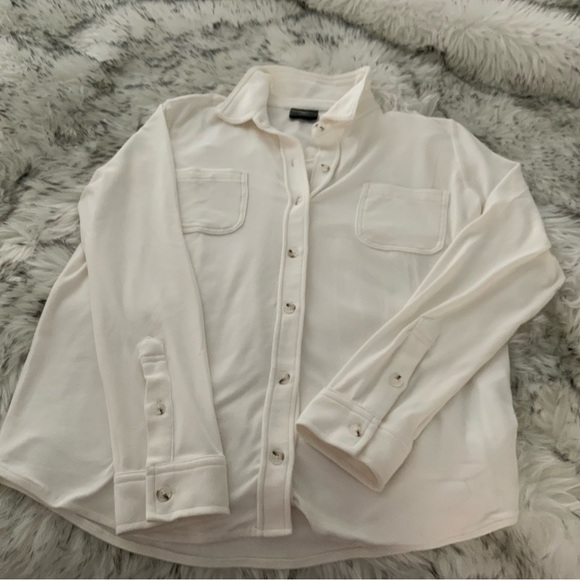 32 Degrees White Casual Button Down Shirt - Picture 4 of 4